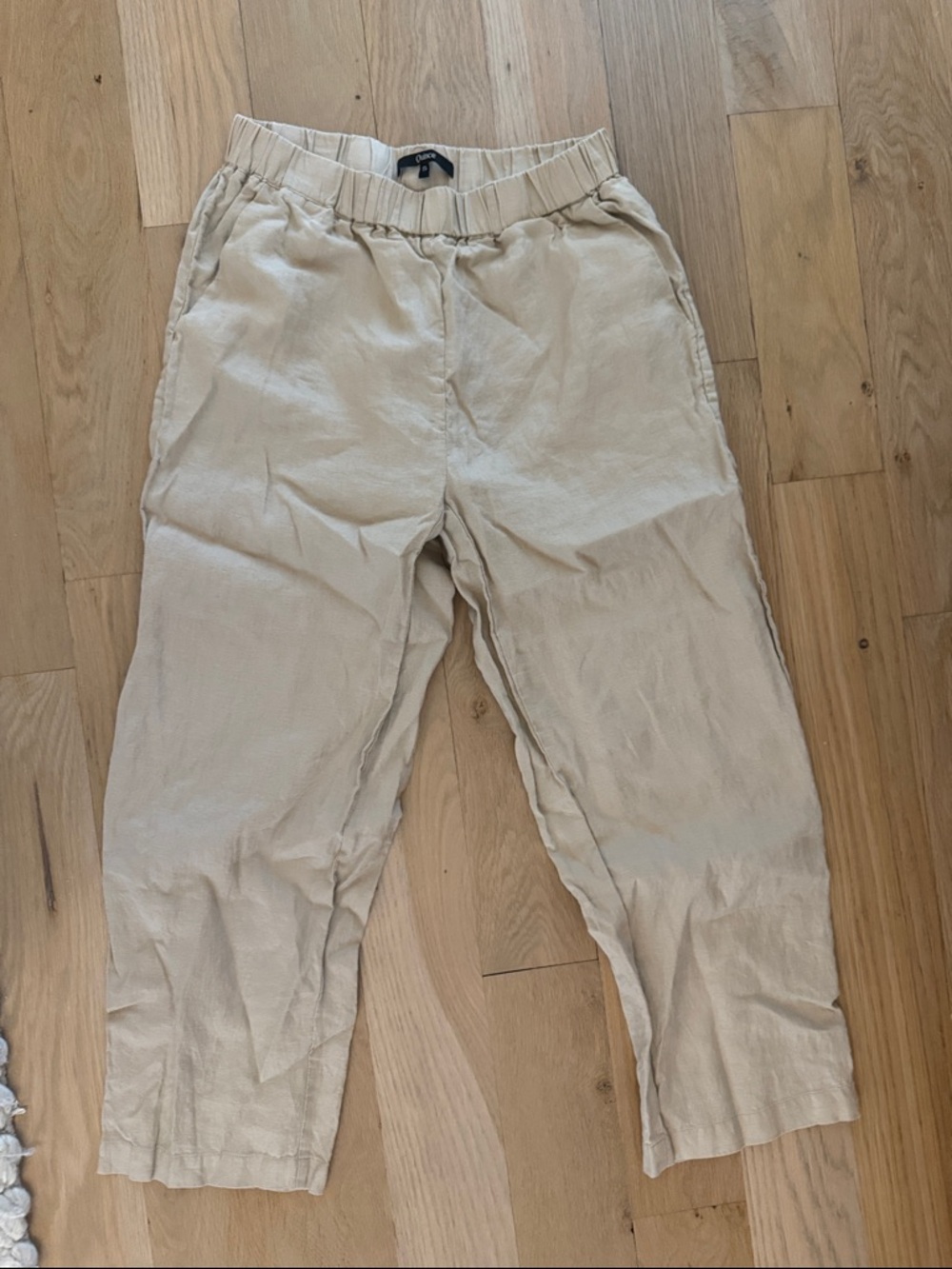 Quince Pull on Linen Pants (S)